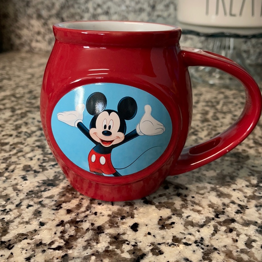 Disney Mickey Mouse Coffee Cup with Spoon Holder